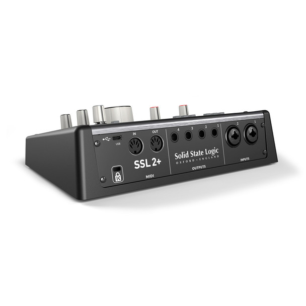 SSL 2+ MKII 2-in/4-out USB-C Audio Interface 