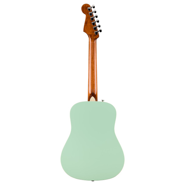 Fender California Standard Redondo Mini Acoustic Guitar with Bag, Surf Green 
