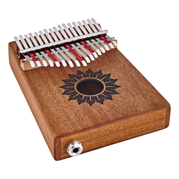 Meinl Sonic Energy Soundhole Kalimba with Pickup, 17 Notes, C Major, Mahogany 