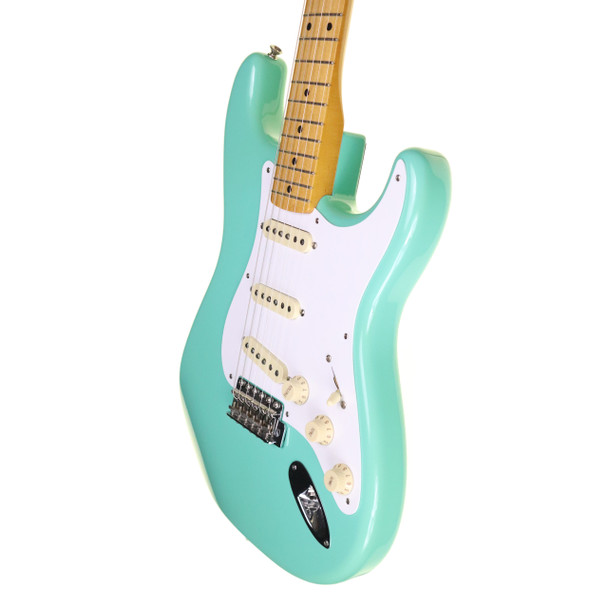 Fender Vintera 50s Stratocaster Electric Guitar, Sea Foam Green with Gig Bag (pre-owned)