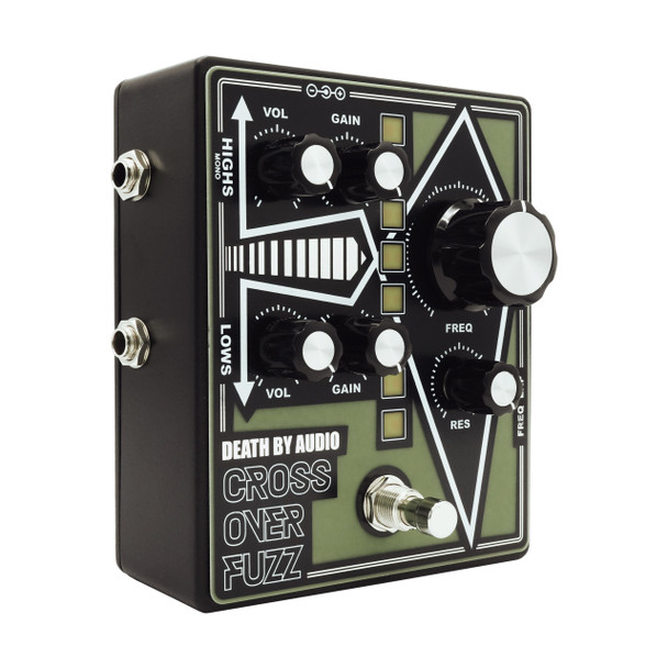 Death By Audio Crossover Fuzz Dual Band Fuzz and Filter Pedal 