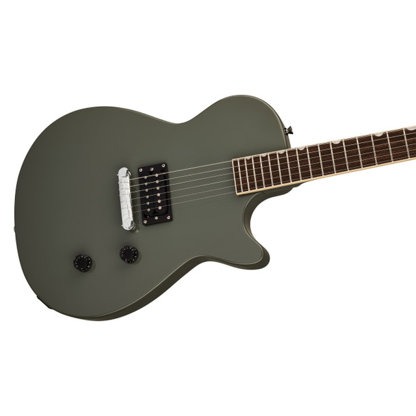 Gretsch Streamliner Jet Club 1 Pickup Electric Guitar, Olive Drab 