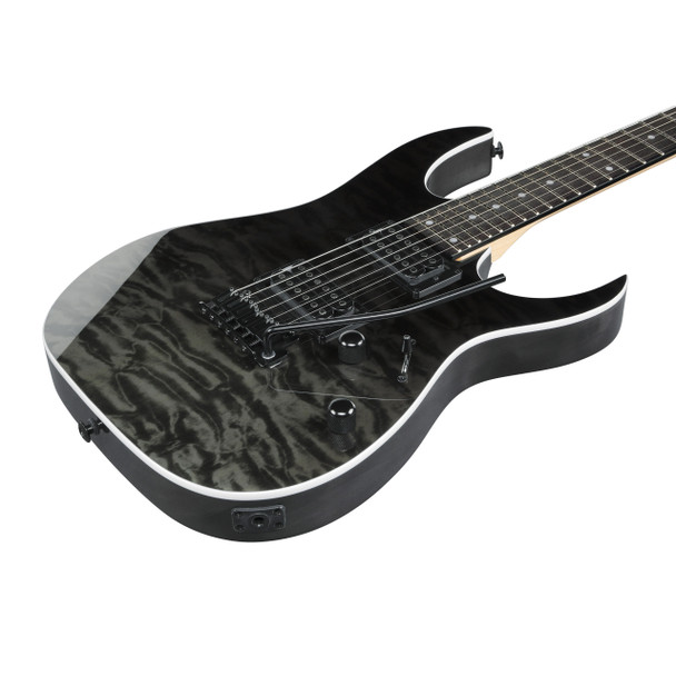 Ibanez GRG120QASP-BKG Electric Guitar, Black Gradation 