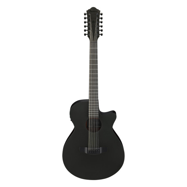 Ibanez AEG1221-BOT 12-String Electro-Acoustic Guitar, Black Out 