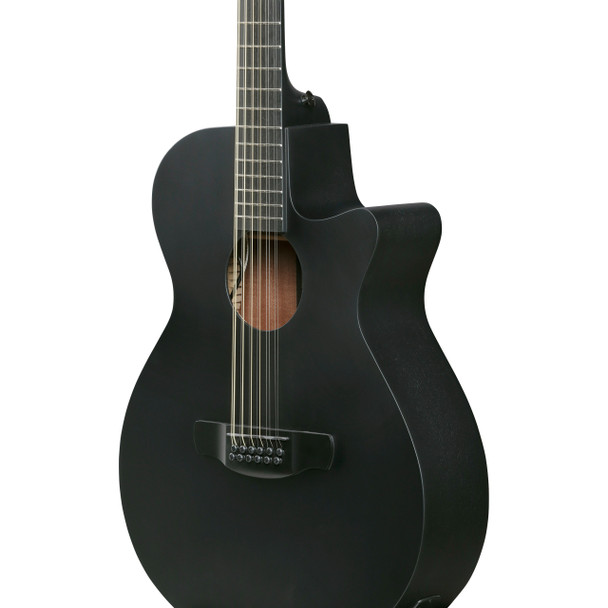 Ibanez AEG1221-BOT 12-String Electro-Acoustic Guitar, Black Out 