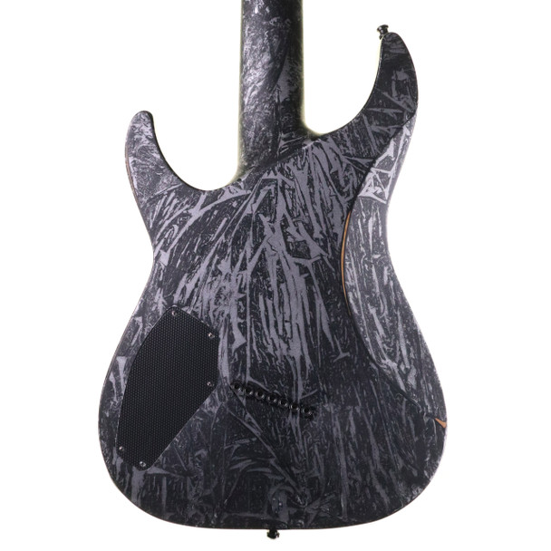 Schecter C-7 Multiscale Electric Guitar, Silver Mountain with Modifications (pre-owned)