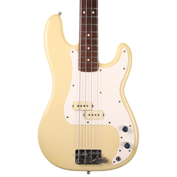 Fender 85 Precision Bass, Maple, Olympic White with Hard Case (pre-owned)