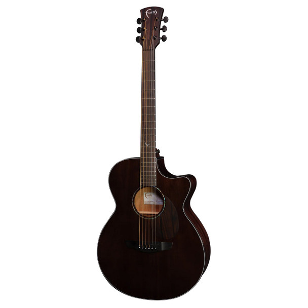 Faith Nexus Venus Cutaway Electro Acoustic Guitar, Thru-Black 