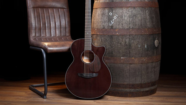 Faith Nexus Venus Cutaway Electro Acoustic Guitar, Thru-Black 