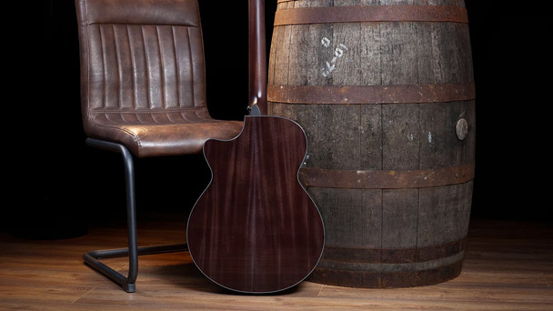 Faith Nexus Venus Cutaway Electro Acoustic Guitar, Thru-Black 