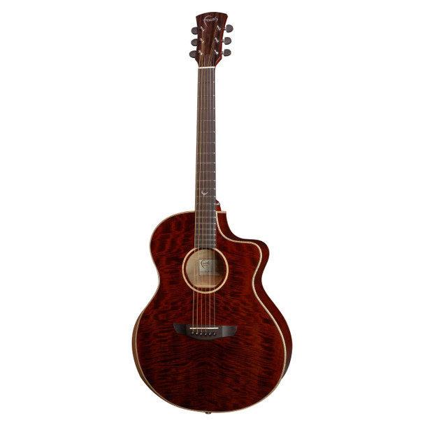 Faith FX Series Neptune Cutaway Electro Acoustic Guitar, Dark Natural Gold 