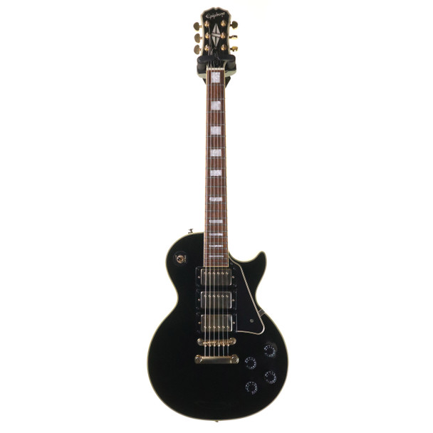 Epiphone Les Paul Custom Black Beauty Electric Guitar, with Case (pre-owned)