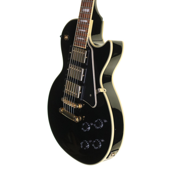 Epiphone Les Paul Custom Black Beauty Electric Guitar, with Case (pre-owned)
