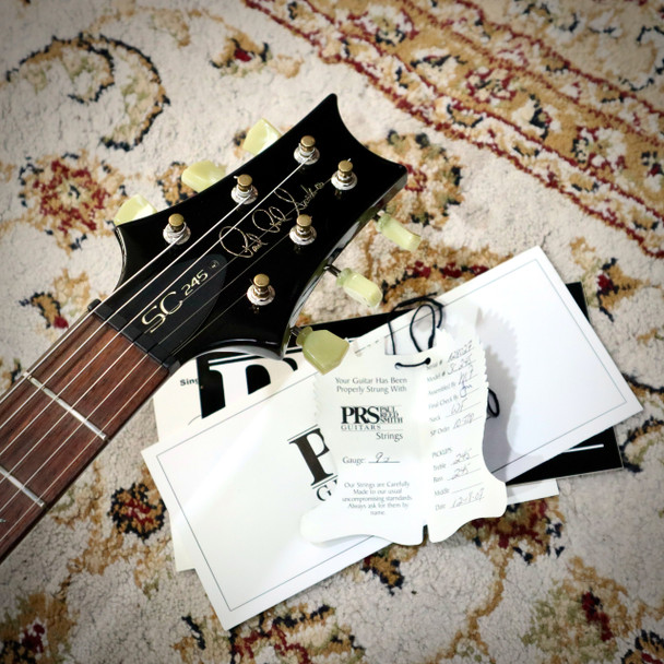 PRS SC 245 10 Top, Electric Guitar, Royal Blue with Hard Case  (pre-owned)