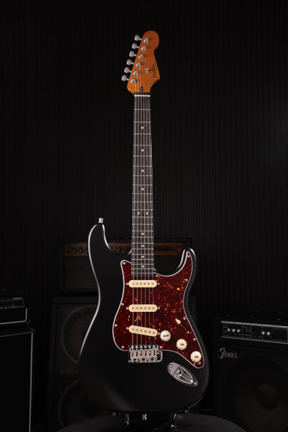 Patina PS-3 BK Electric Guitar, Black 