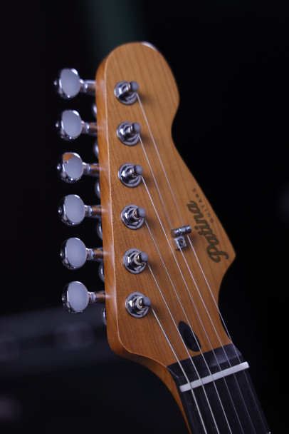 Patina PS-6 OW R Electric Guitar, Olympic White Relic 