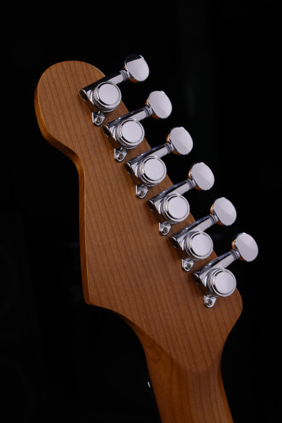 Patina PS-7 LPB R Electric Guitar, Lake Placid Blue Relic 