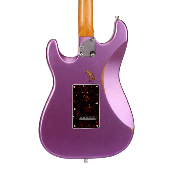 Patina PS-7 PP R Electric Guitar, Purple Relic 