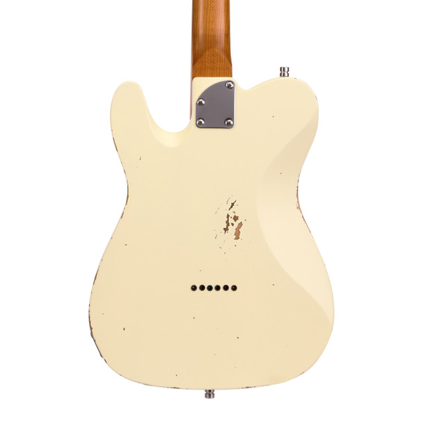 Patina PT-6 OW R Electric Guitar, Olympic White Relic 