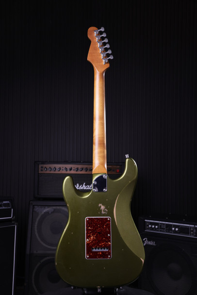 Patina PS-7 SGR R Electric Guitar, Sherwood Green Relic 