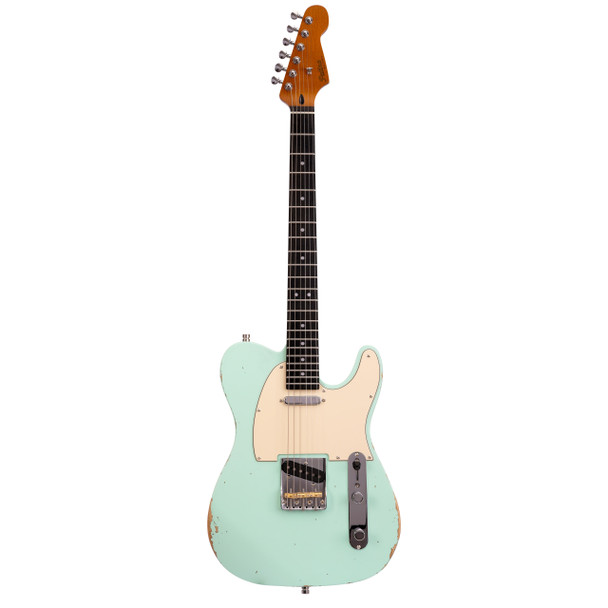 Patina PT-6 SFG R Electric Guitar, Sea Foam Green Relic 