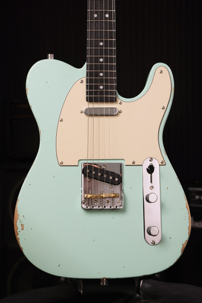 Patina PT-6 SFG R Electric Guitar, Sea Foam Green Relic 
