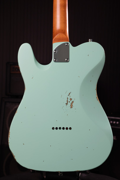 Patina PT-6 SFG R Electric Guitar, Sea Foam Green Relic 