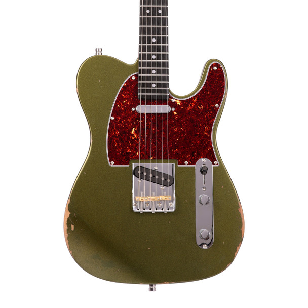 Patina PT-6 SGR R Electric Guitar, Sherwood Green Relic 