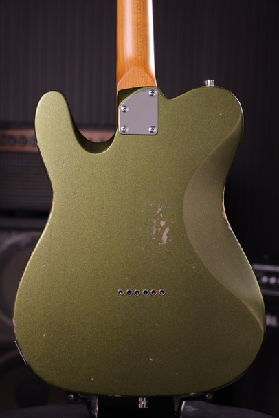 Patina PT-6 SGR R Electric Guitar, Sherwood Green Relic 