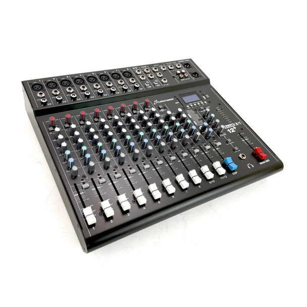 Studiomaster ClubXS 12 Plus 12 Channel Mixing Desk with Gigbag (pre-owned)