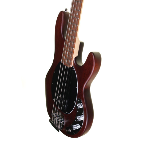 Sterling by Music Man SUB Series StingRay RAY4 Bass Guitar, Walnut Satin 