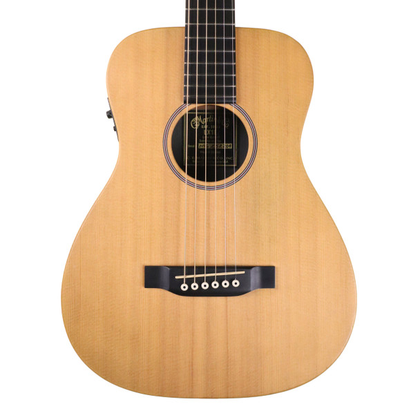 Martin LX1E Little Martin Acoustic Guitar, Natural with Gig Bag (pre-owned)
