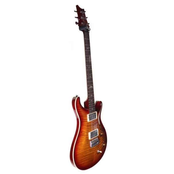 PRS Custom 22 Ten Top, Birds Electric Guitar, Dark Cherry Sunburst with Hard Case (pre-owned)