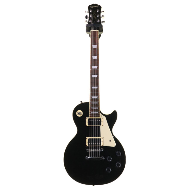 Epiphone Les Paul Standard Electric Guitar, Ebony with Case (pre-owned)