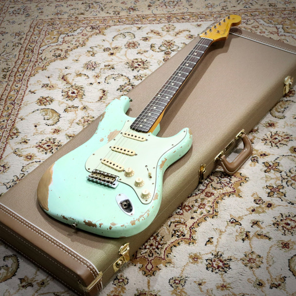 Fender Custom Shop 1961 Stratocaster Heavy Relic, Surf Green with Hardcase (pre-owned)