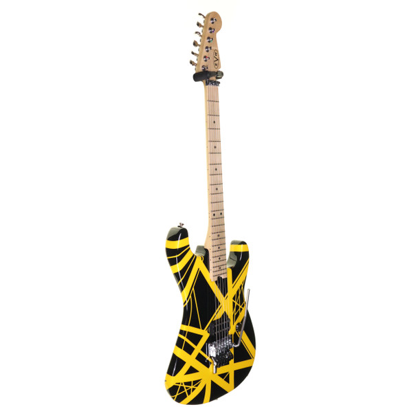 EVH Striped Series Guitar, Black with Yellow Stripes (pre-owned)