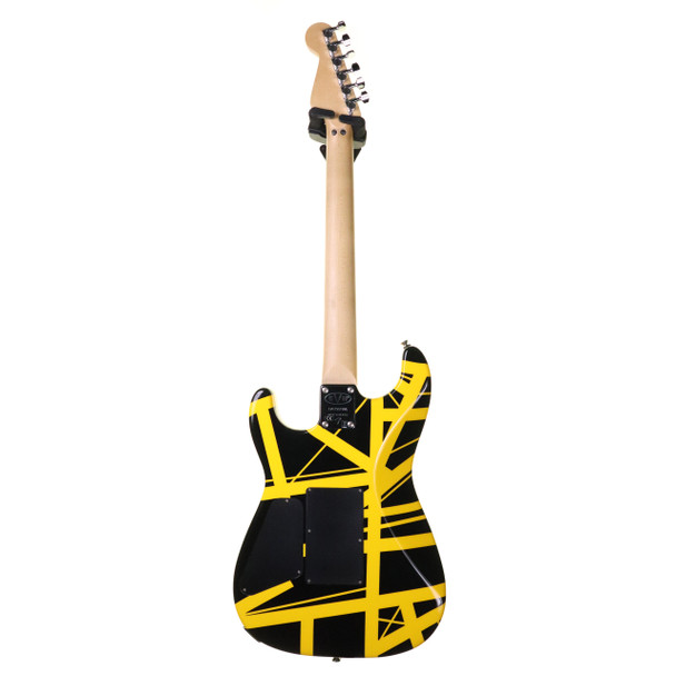 EVH Striped Series Guitar, Black with Yellow Stripes (pre-owned)