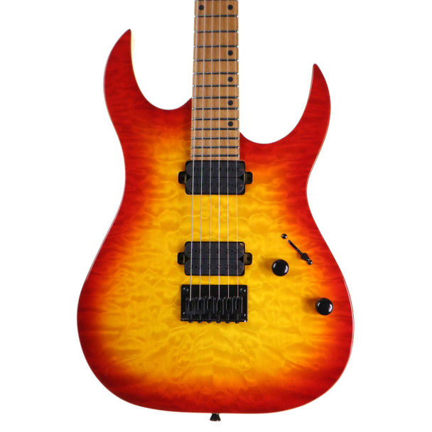 Spira S-500 QFB Electric Guitar, Fireburst  (ex-display)