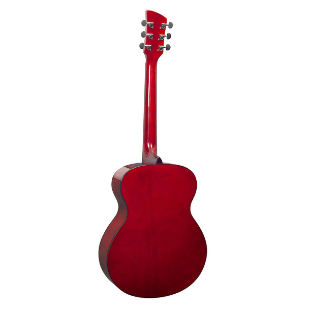 Brunswick BF100R Grand Auditorium Acoustic Guitar, Red 