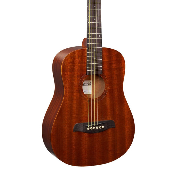 Brunswick BT200 Travel Acoustic Guitar, Natural 
