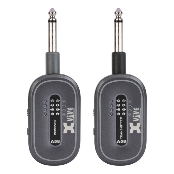 XVIVE A58 Guitar Wireless System, 5.8GHZ, Grey  