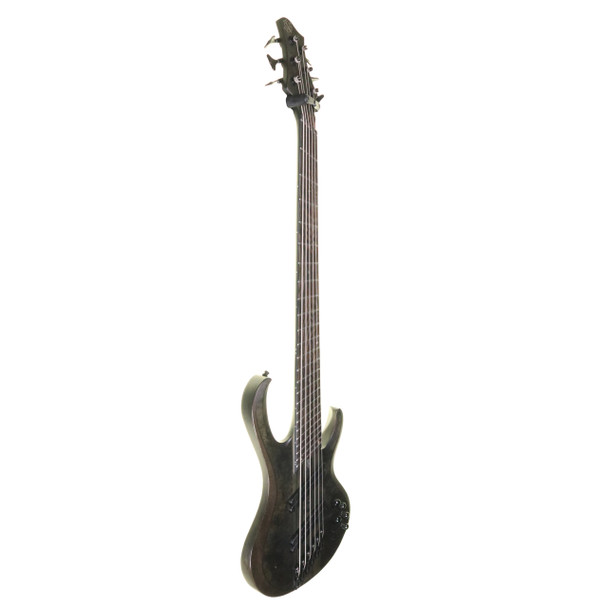 Ibanez BTB806MS-TGF 6 String Electric Bass Guitar, Transparent Gray Flat with Case (pre-owned)