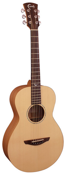 Faith FKM Naked Series Mercury Parlour Acoustic Guitar with Gig Bag (ex-display)