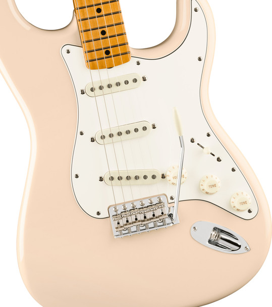 Fender Vintera III Late 60s Stratocaster Electric Guitar, Olympic White, Maple 