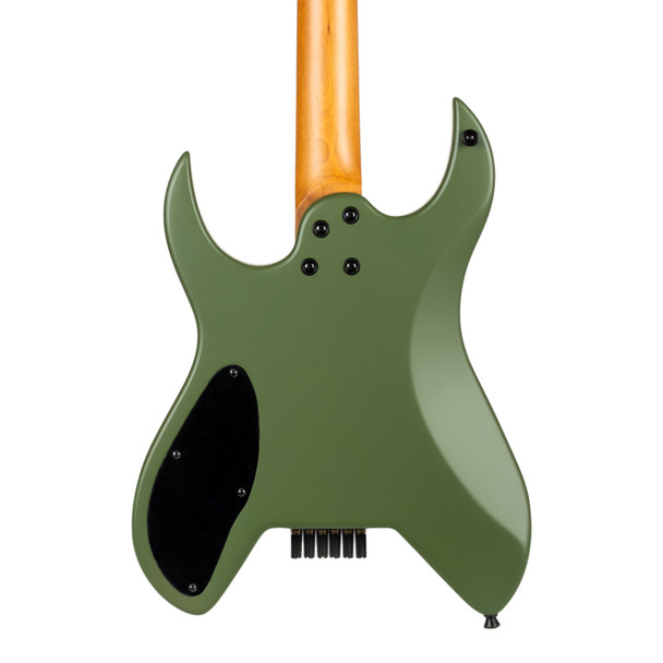 Spira S-400 MGR Headless Electric Guitar, Satin Green 