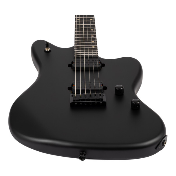Spira J-400 MBK Electric Guitar, Satin Black 