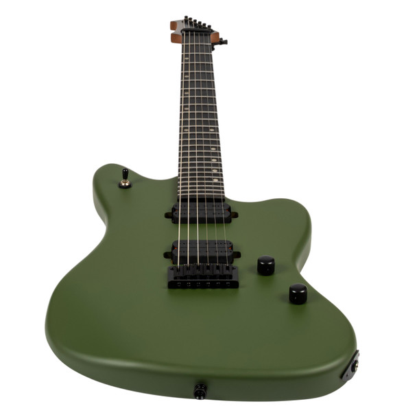 Spira J-400 MGR Electric Guitar, Satin Green 