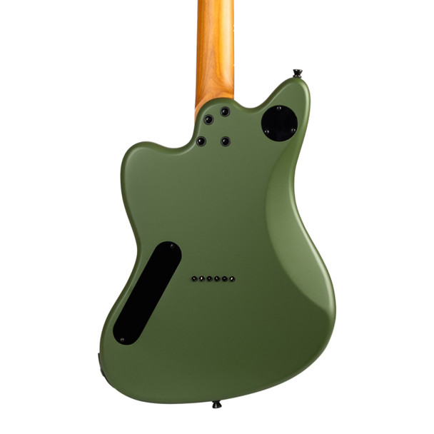 Spira J-400 MGR Electric Guitar, Satin Green 