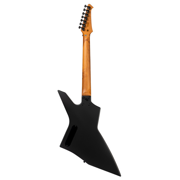 Spira X-407 MBK 7 String Electric Guitar, Satin Black 