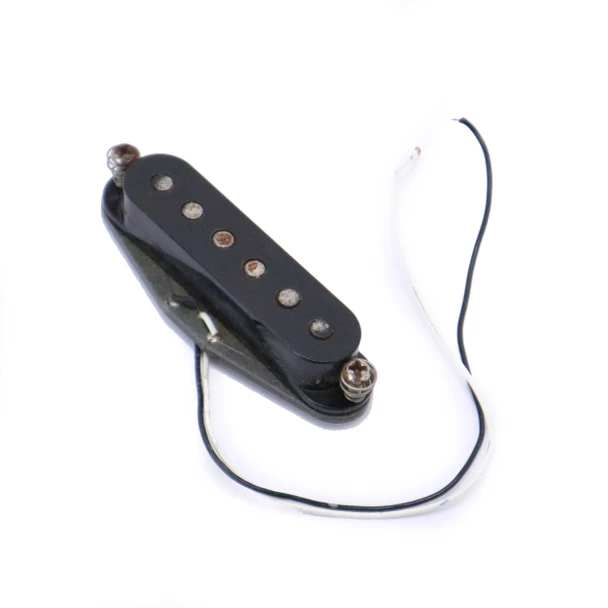 Fender Single Coil Pickup, Vintage Spec, Black Cover (pre-owned)